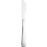 World Tableware 965 5262 Columbus 8 5/8 inch 18/0 Stainless Steel Heavy Weight Fluted Solid Handle Entree Knife - 36/Case