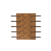 Smead 68215 2 3/4" Brown Reinforced Self-Adhesive Fastener with 2" Capacity - 100/Box