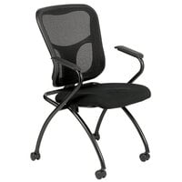 Eurotech NT5000-5806 Flip Series Black Office Chair with Arms