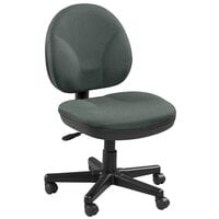Eurotech OSS400-H11 OSS Series Pewter Fabric Mid Back Swivel Office Chair