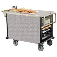 Lakeside 6754GS SuzyQ Gray Sand Dining Room Meal Serving System with One Heated Well - 120V