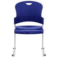 Eurotech S5000 Aire Series Navy Plastic Chair - 4/Pack