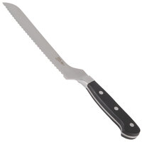 8 inch Serrated Offset Bread Knife with Black POM Handle