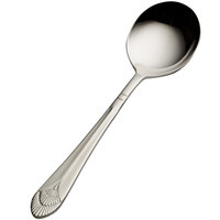 Bon Chef S1701 Nile 6 5/16 inch 18/10 Stainless Steel Bouillon Spoon - 12/Case