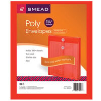 Smead 89547 Letter Size Top Load Poly Envelope - 5/Pack