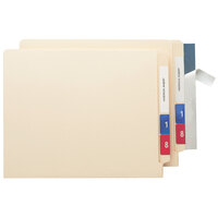 Smead 67608 8 inch x 1 11/16 inch Clear Seal & View File Folder Label Protector   - 100/Pack