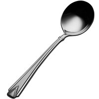 Bon Chef S1301 Gothic 6 5/16 inch 18/10 Stainless Steel Bouillon Spoon - 12/Case