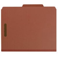 Smead 13724 100% Recycled Heavy Weight Letter Size Classification Folder - 10/Box
