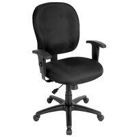 Eurotech FT4547-AT33 Racer Street Series Black Mid Back Swivel Office Chair