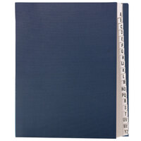 Smead 89282 Letter Size 20-Pocket Desk File/Sorter - A-Z Indexed, Navy Blue
