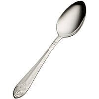 Bon Chef S1703 Nile 7 5/8 inch 18/10 Stainless Steel Soup / Dessert Spoon - 12/Case