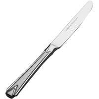 Bon Chef S1317 Gothic 7 inch 13/0 Stainless Steel European Size Solid Handle Butter Knife - 12/Case
