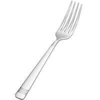 Bon Chef S2605 Julia 7 5/16 inch 18/10 Stainless Steel Dinner Fork - 12/Case