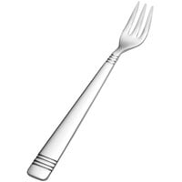 Bon Chef S2608 Julia 5 5/8 inch 18/10 Stainless Steel Oyster / Cocktail Fork - 12/Case