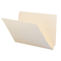 Smead 27100 Legal Size File Folder - Standard Height with Straight Cut End Tab, Manila - 100/Box