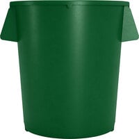 Carlisle 84105509 Bronco 55 Gallon Green Round Trash Can