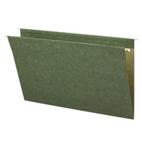 Smead 64110 Legal Size Hanging File Folder - No Tabs, Green - 25/Box