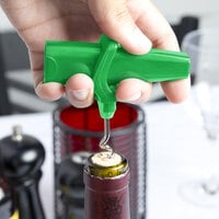 Franmara 3010-16 Traveler's Lime Customizable Plastic Corkscrew and Bottle Opener