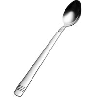 Bon Chef S2602 Julia 7 11/16 inch 18/10 Stainless Steel Iced Tea Spoon - 12/Case