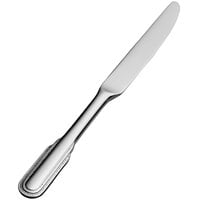 Bon Chef S2417 Empire 6 15/16 inch 13/0 Stainless Steel European Size Solid Handle Butter Knife - 12/Case