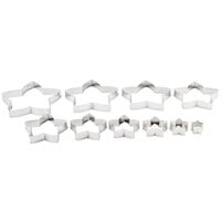 Ateco 7808 10-Piece Stainless Steel Star Cutter Set