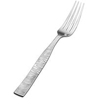 Bon Chef S2906 Safari 8 3/8 inch 18/10 Stainless Steel European Size Dinner Fork - 12/Case