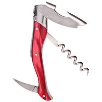 Laguiole Millesime Corkscrew with Red Marble Acrylic Handle 3338