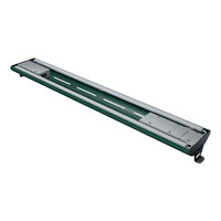Hatco HL5-30 Glo-Rite 30 inch Hunter Green Curved Display Light with Cool Lighting - 7.6W, 120V
