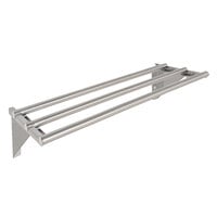 Eagle Group TSL-HT2 33 inch x 10 1/2 inch Stainless Steel Tubular Tray Slide with Stationary Brackets