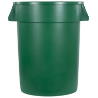 Carlisle 34103209 Bronco 32 Gallon Green Round Trash Can