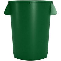 Carlisle 84103209 Bronco 32 Gallon Green Round Trash Can