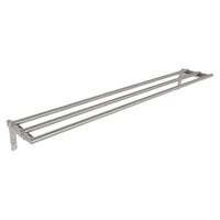 Eagle Group TSL-DB-HT2 33 inch x 10 1/2 inch Stainless Steel Tubular Tray Slide with Drop Brackets