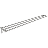 Eagle Group TSL-DB-HT6 94 1/2" x 10 1/2" Stainless Steel Tubular Tray Slide with Drop Brackets