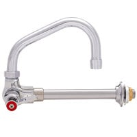 Fisher 36161 Wall Mounted Chinese / Wok Range Faucet with 14 inch Swing Nozzle, 2.2 GPM Aerator, and Lever Handle