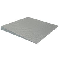 Tor Rey RPLP-4 47 1/2 inch x 41 1/2 inch Low-Profile Industrial Floor Scale Access Ramp for 4' x 4' Scales