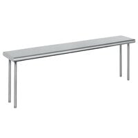 Eagle Group OS-HT3 Stainless Steel Single Deck Overshelf - 48 inch x 10 inch