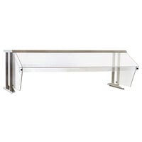 Eagle Group BS1-HT3 Stainless Steel Buffet Shelf with Sneeze Guard - 48 inch x 25 5/8 inch