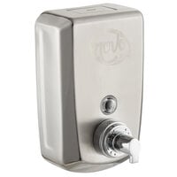 Novo 40 oz. Stainless Steel Surface Mounted Foaming Soap / Sanitizer Dispenser