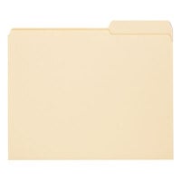 Smead 10385 Letter Size File Folder - Guide Height with 2/5 Cut Right Tab, Manila - 100/Box