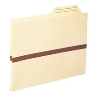 Smead 75487 Letter Size Tyvek® Reinforced File Pocket - 1" Expansion with 2/5 Cut Right Position Tab, Manila