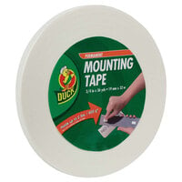 Duck Tape 1289275 3/4 inch x 36 Yards White Permanent Foam Mounting Tape