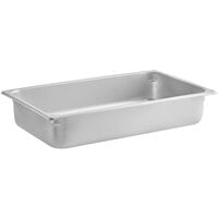 Hatco Equivalent ST PAN 4 Equivalent 4" Full Size Stainless Steel Food Pan