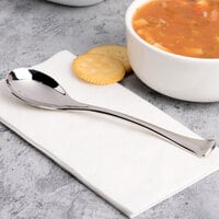 Chef & Sommelier T5109 Diaz 7 inch 18/10 Stainless Steel Extra Heavy Weight Soup Spoon by Arc Cardinal - 36/Case