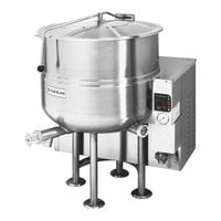Cleveland KGL-60 Natural Gas 60 Gallon Stationary 2/3 Steam Jacketed Kettle - 190,000 BTU