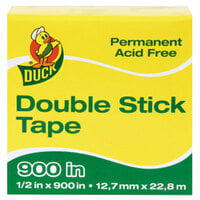 Duck Tape 1081698 1/2 inch x 25 Yards Clear Permanent Double-Stick Tape