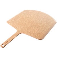 Epicurean Natural 18 inch x 27 inch Richlite Wood Fiber Commercial Pizza Peel with 9 inch Handle 407-271801
