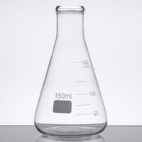 American Metalcraft GF3 Chemistry Collection 5 oz. (150 mL) Erlenmeyer Flask Glass