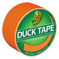 Duck Tape 1265019 1 7/8" x 15 Yards Colored Neon Orange Duct Tape