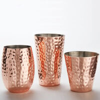American Metalcraft HMTC14 14 oz. Double-Wall Hammered Copper Moscow Mule Cup