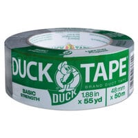 Duck Tape 1118393 1 7/8 inch x 55 Yards Gray Utility Grade Duct Tape